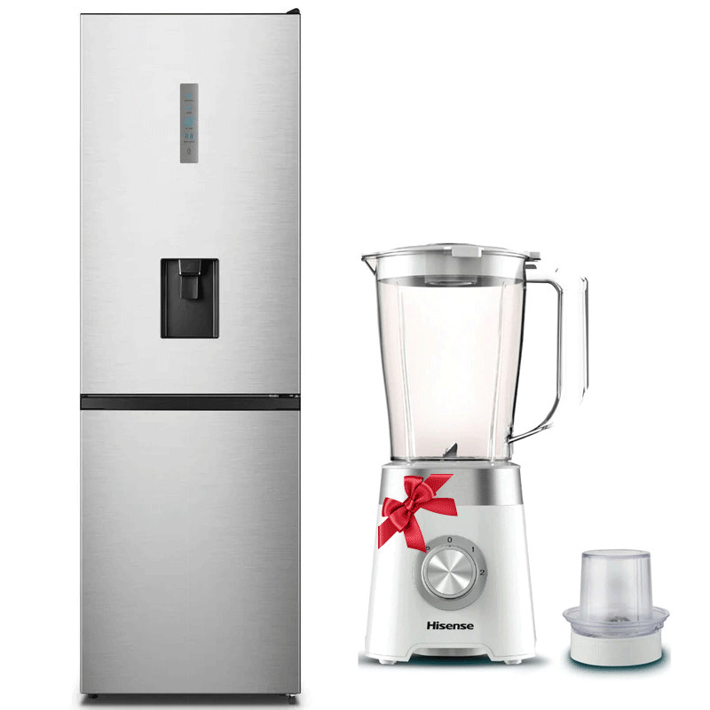 Réfrigérateur Combiné Hisense RB1N300NMC 320 Litres Nofrost Inox en Tunisie