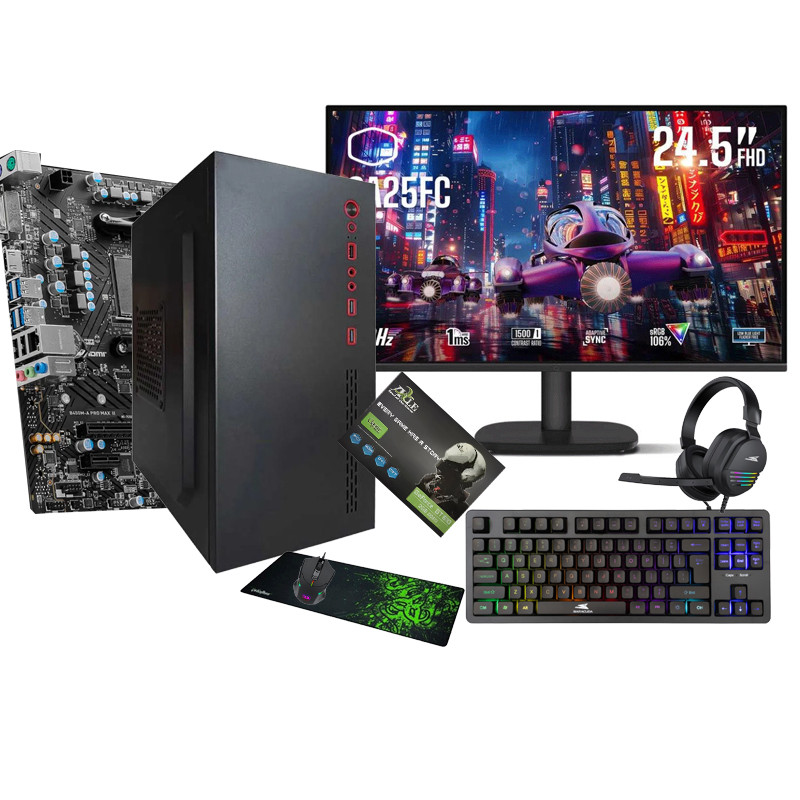 Pc De Bureau Gamer Lightgaming AMD Ryzen 5 16Go 256Go SSD