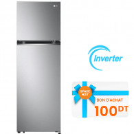 Réfrigérateur LG Inverter GL-B262PQKB 266L NoFrost Silver