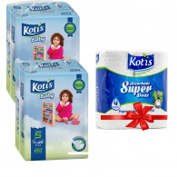 Couches Bébé Kotis Premium T5 20 Pièces Junior Eco en Tunisie