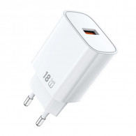 Tête Chargeur Wiwu USB-A 18W Blanc En Tunisie