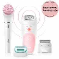 Épilateur Braun Silk-Epil 5 SES5-875BS Pour Visage Et Corps