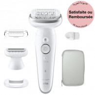 Épilateur Braun Silk Epil 9 We t& Dry SES9-041Silver En Tunisie
