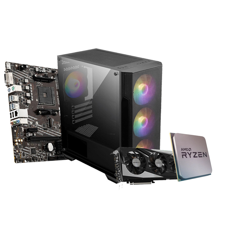 Pc Gamer Apex R517 Ryzen 5 5500 16Go 512Go SSD Radeon RX 7600 8Go en Tunisie