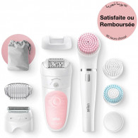 Epilateur Braun Silk Epil 5 SensoSmart Pour Corps et Visage Blanc en Tunisie