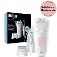 Epilateur Braun Silk Epil 5 Wet & Dry Pour Corps Blanc