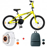 Bicyclette BMX Rodeo Freestyle 20'' Jaune en Tunisie