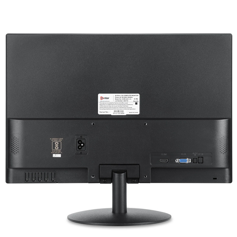 Écran Enter 19" LED HD 60Hz Noir en Tunisie