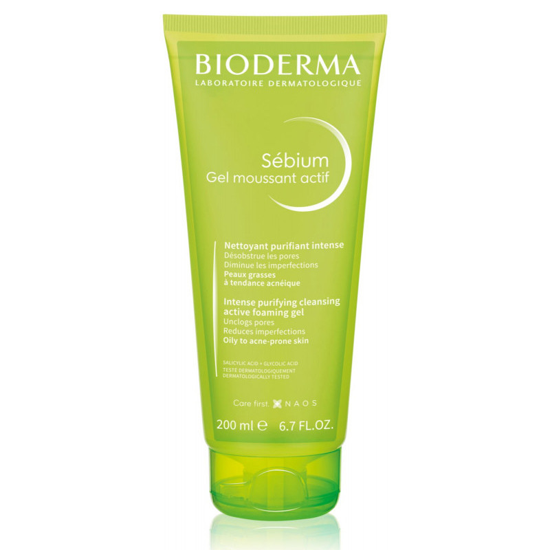 Bioderma Gel Moussant Actif Sébium 200 ML en Tunisie