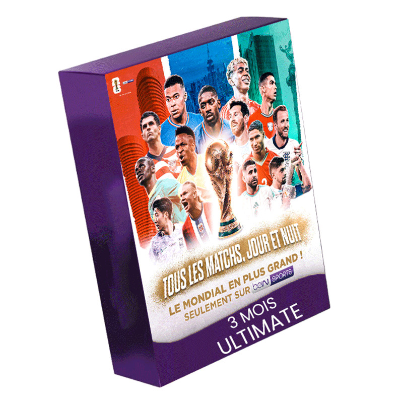 Pack 3 Mois Bein Sport Ultimate + Coupe De Monde en Tunisie