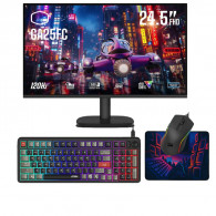 Pack Gamer 4En1 Gearx Ecran Cooler Master  + Clavier Bracuda+ Souris Gamer Bracuda + Tapis Souris Gamer Redragon en Tunisie