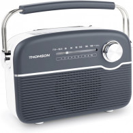 Radio Bluetooth À Recharge Solaire Thomson RTS450BTG Gris