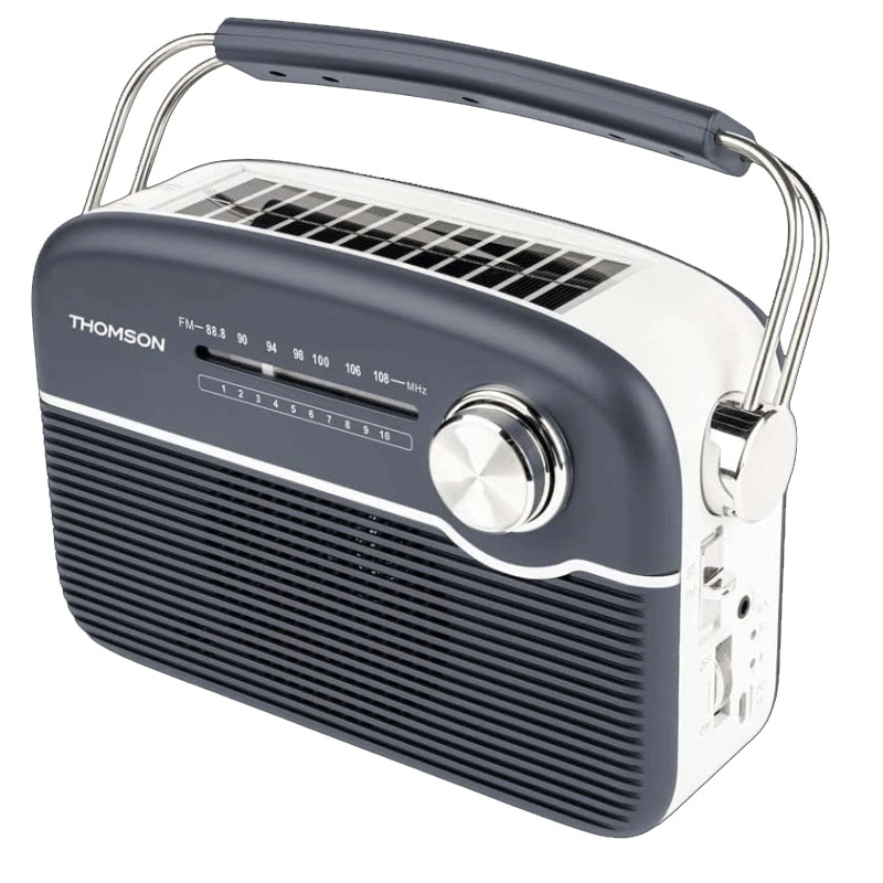 Radio Bluetooth Thomson RTS450BTG à Recharge Solaire Gris en Tunisie