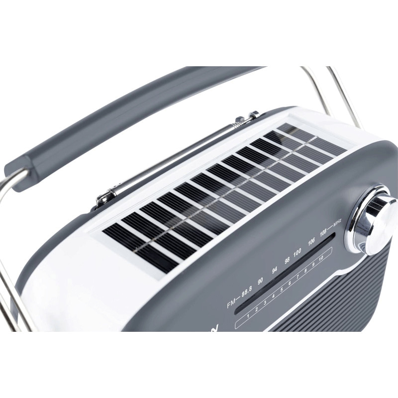 Radio Bluetooth Thomson RTS450BTG à Recharge Solaire Gris en Tunisie