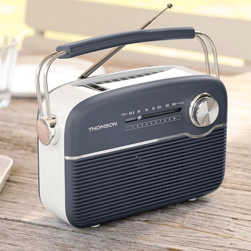 Radio Bluetooth Thomson RTS450BTG à Recharge Solaire Gris en Tunisie