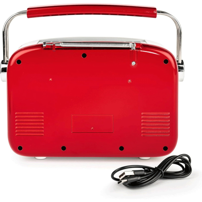 Radio Bluetooth Thomson RTS450BTR à Recharge Solaire Rouge en Tunisie