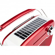 Radio Bluetooth Thomson RTS450BTR à Recharge Solaire Rouge en Tunisie