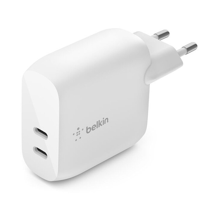Chargeur Belkin BoostCharge USB-C 40W Blanc En Tunisie