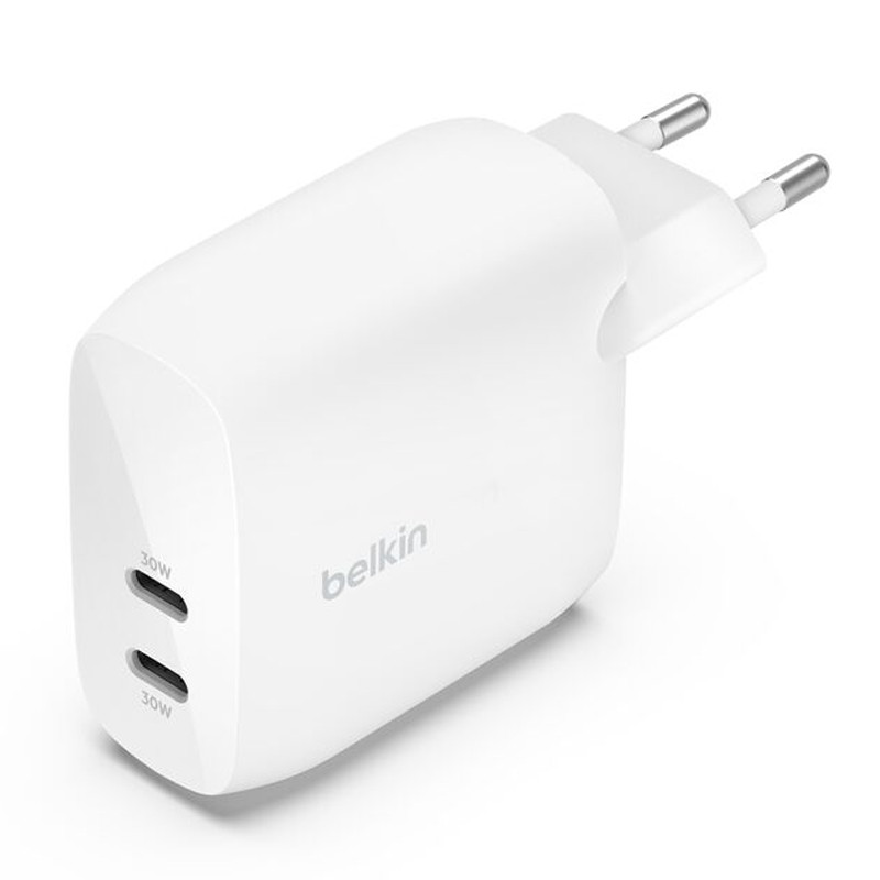 Chargeur Belkin BoostCharge Pro USB-C 60W Blanc En Tunisie