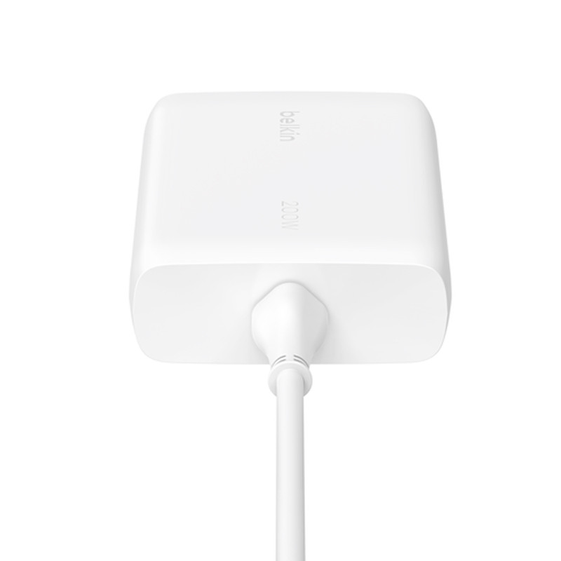 Chargeur Belkin BoostCharge Pro GaN USB-C 200W Blanc En Tunisie