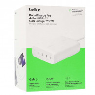 Chargeur Belkin BoostCharge Pro GaN USB-C 200W Blanc En Tunisie