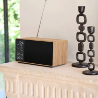 Haut Parleur Bluetooth Et Station Météo Thomson WS202TBK Noir