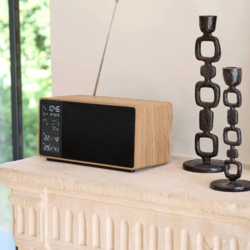 Haut Parleur Bluetooth Et Station Météo Thomson WS202TBK Noir en Tunisie