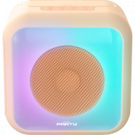 Enceinte Karaoke Sans Fil Bigben PARTYBTKML avec 2 Micros Orange