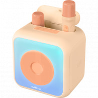 Enceinte Karaoke Sans Fil Bigben PARTYBTKML avec 2 Micros Orange