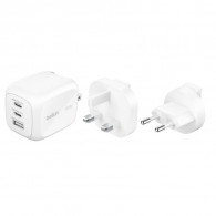 Chargeur Mural Belkin GaN 70W Blanc + Kit De Voyage En Tunisie