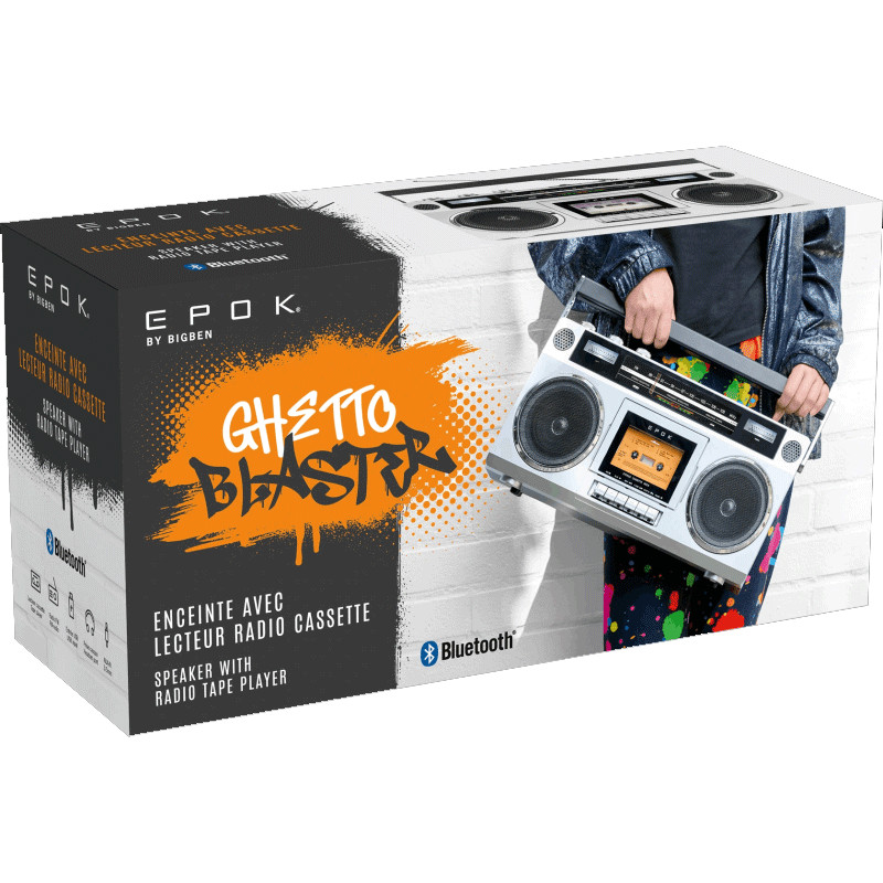 Lecteur Radio Cassette Bigben Ghetto Blaster Epok Noir en Tunisie