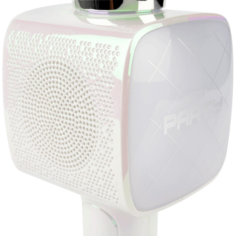 Microphone Sans Fil 2EN1 Karaoké & Enceinte Party Bigben 15W Blanc en Tunisie