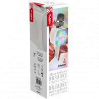 Microphone Sans Fil 2EN1 Karaoké & Enceinte Party Bigben 15W Blanc en Tunisie