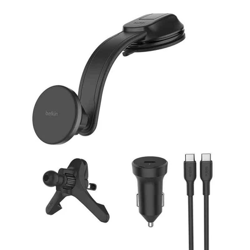 Support De Charge Magnétique Sans Fil Belkin BoostCharge Pour Voiture En Tunisie
