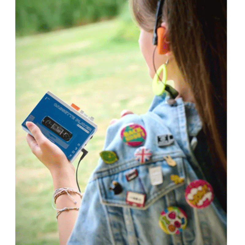 Baladeur Cassette Bluetooth Bigben Bttapebl Epok Bleu en Tunisie