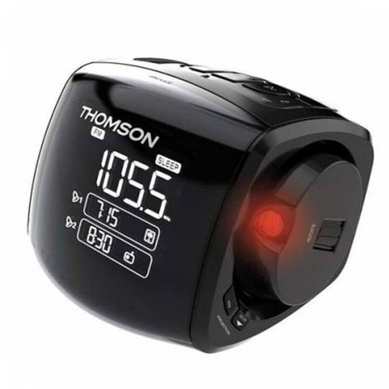 Radio Réveil Sans Fil Avec Projection Thomson CP280 Noir En Tunisie