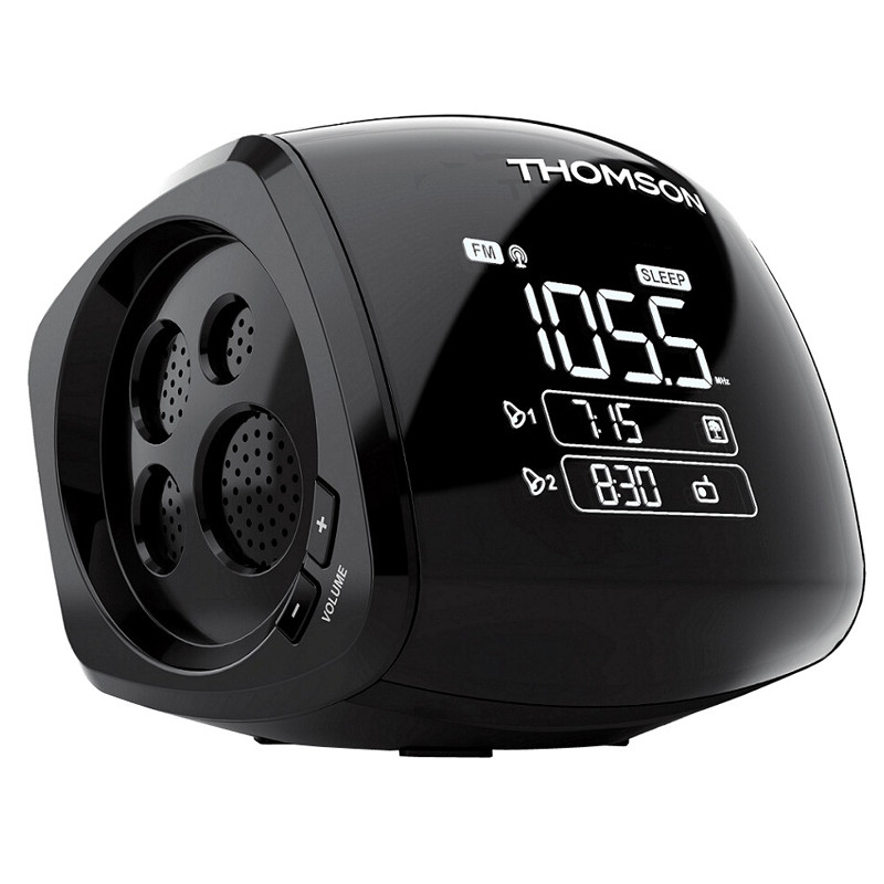 Radio Réveil Sans Fil Avec Projection Thomson CP280 Noir En Tunisie