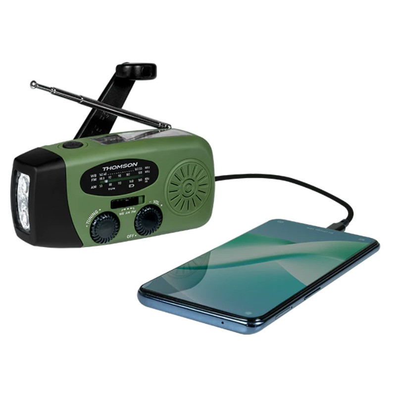 Radio Portable Thomson Solaire RT260 Vert En Tunisie