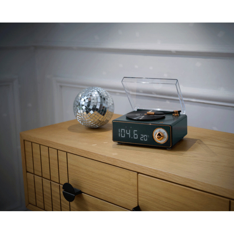 Enceinte rétro Bluetooth Bigben Bttdminidg Epok Vert en Tunisie