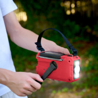 Radio Thomson Solaire D’urgence Longue Durée RT280 Rouge En Tunsie