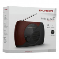 Radio FM Portable Thomson RT353 Rouge & Noir En Tunisie