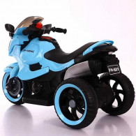 Moto à Batterie en Couleur Bleu avec USB Audio Moto à Batterie en Couleur Bleu avec USB Audio