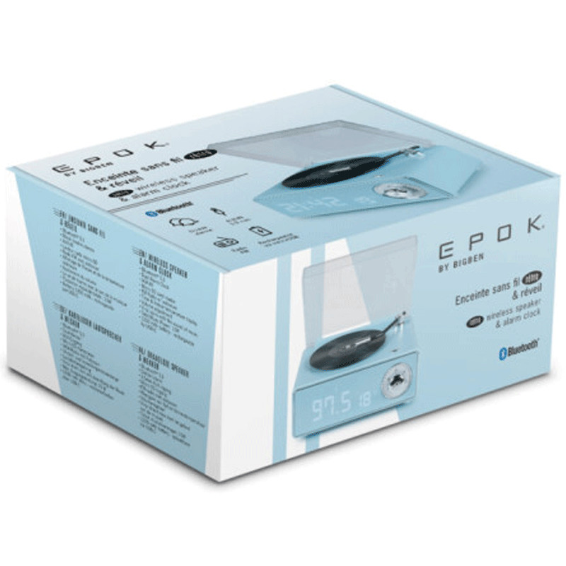 Enceinte rétro Bluetooth Bigben Bttdminidg Epok Bleu Ciel en Tunisie