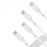 Câble Chargeur Belkin Boost Charge USB-C vers USB-C  Blanc en Tunisie