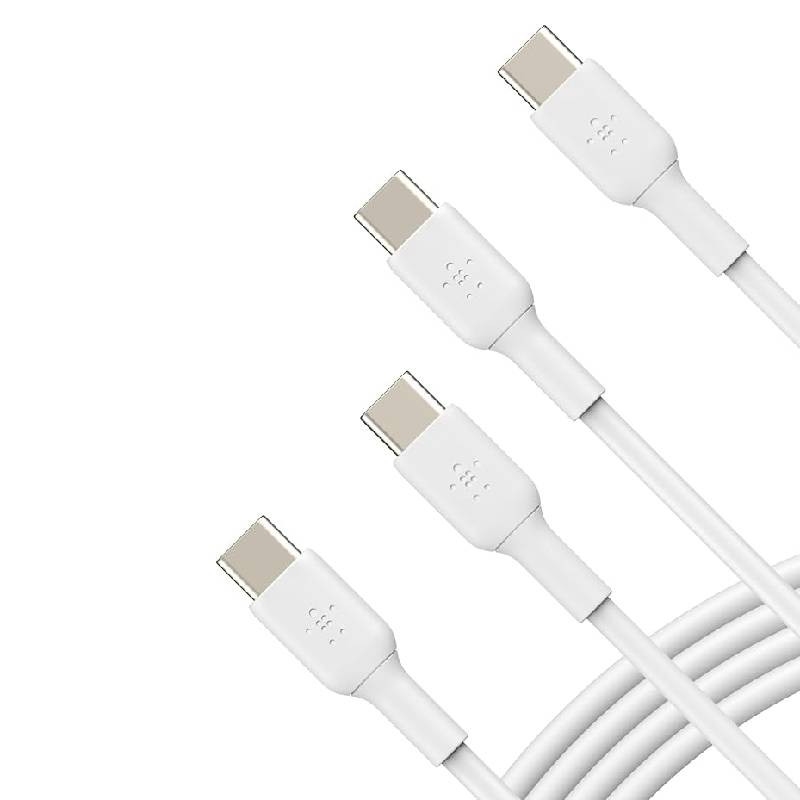 Câble Chargeur Belkin Boost Charge USB-C vers USB-C  Blanc en Tunisie