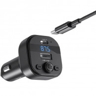 Chargeur Voiture Intelligent Bluetooth MP3 XO BCC18 15W Noir En Tunisie