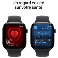 Apple Watch SE Serie 11 GPS 46mm M/L Aluminium Noir en Tunisie
