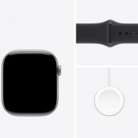 Apple Watch SE Serie 11 GPS 46mm M/L Aluminium Gris en Tunisie