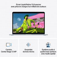 Apple MacBook Air M5 13" 16Go 512Go SSD Bleu Ciel en Tunisie
