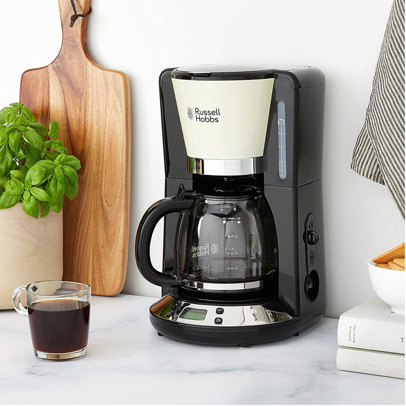 Cafetière Filtre Russell Hobbs 1,25 L Crème